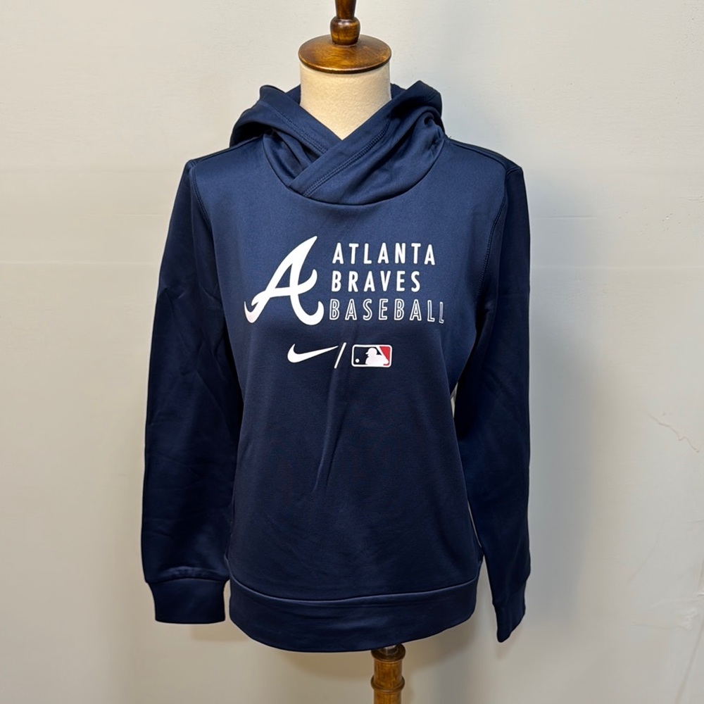 NWT Nike MLB Atlanta Braves hoodie youth sz S